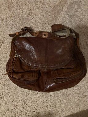 Lucky Brand Brown Leather Women’s Crossbody Bag